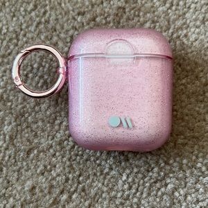 Case-Mate Sheer Pink Crystal AirPod Case